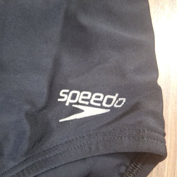 Speedo Black One Piece Bathing suit size 12 - Picture 4 of 4